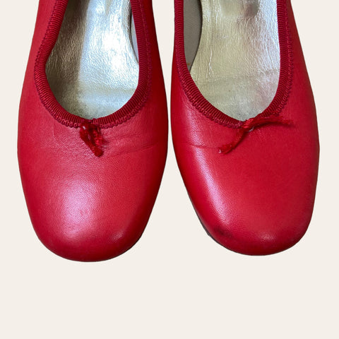 Ballerines en cuir