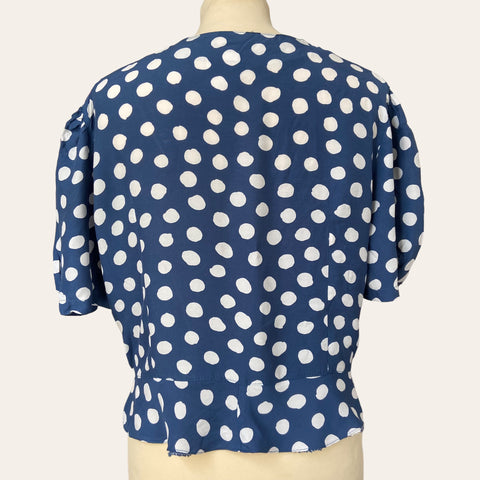 Blouse à pois