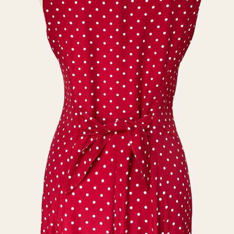 Robe chemise imprimé pois