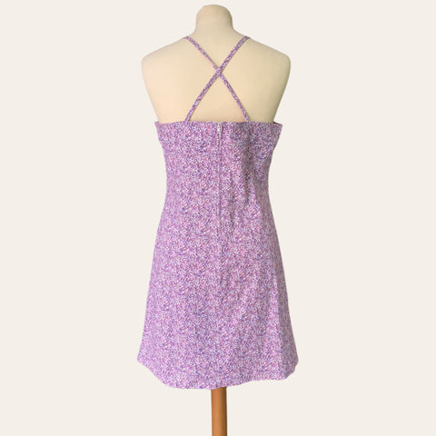 Liberty floral print mini dress