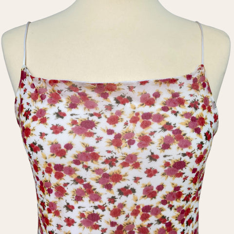 Floral print midi dress