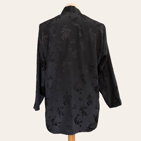 Blouse chinoise satinée