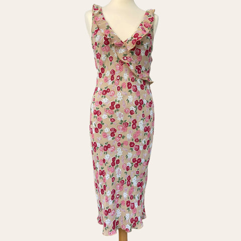 Robe midi imprimé floral