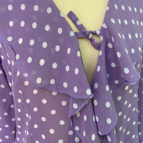 Blouse à pois