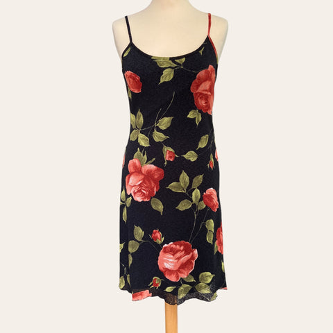 Floral print mini dress