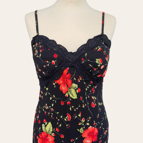 Robe nuisette imprimé floral