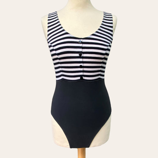 Striped bodysuit