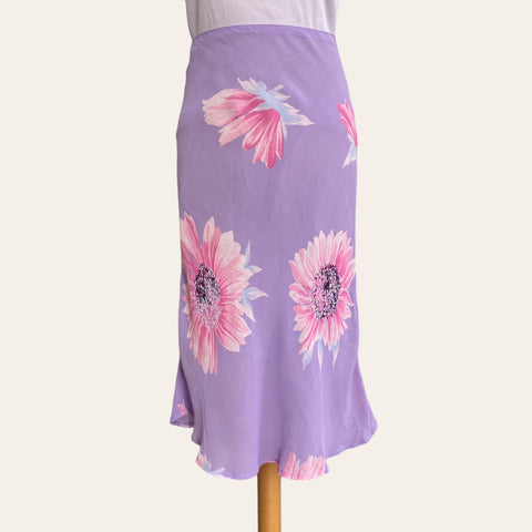 Jupe midi imprimé floral