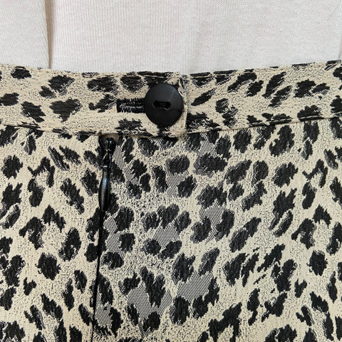 Leopard print skirt