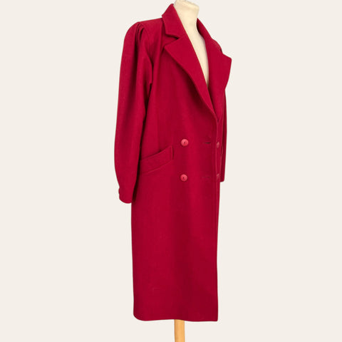 Belted wool coat