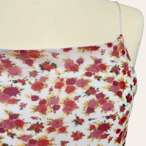 Floral print midi dress