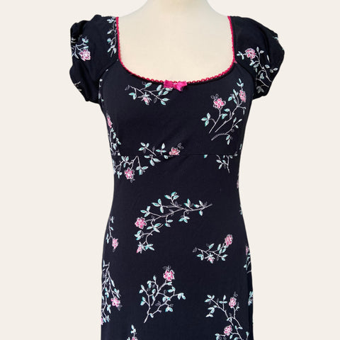 Robe midi imprimé floral