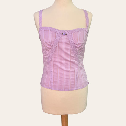 Lilac strapless camisole