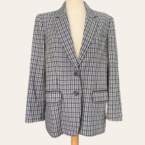 Blazer à carreaux