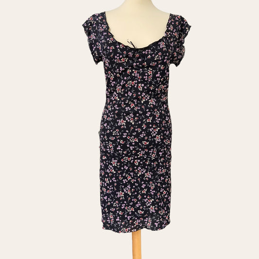 Robe midi imprimé floral