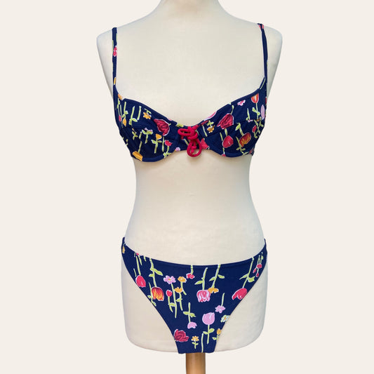 Floral print swimsuit