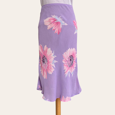 Jupe midi imprimé floral