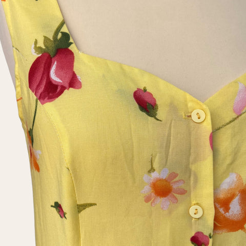 Robe boutonnée imprimé floral