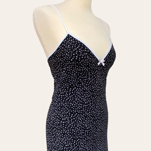 Robe midi à pois