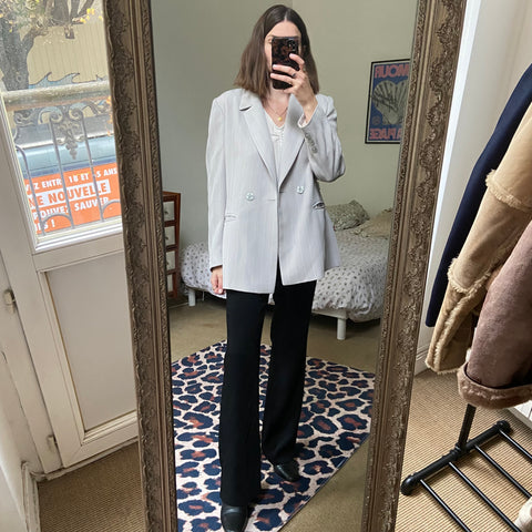 Blazer à carreaux