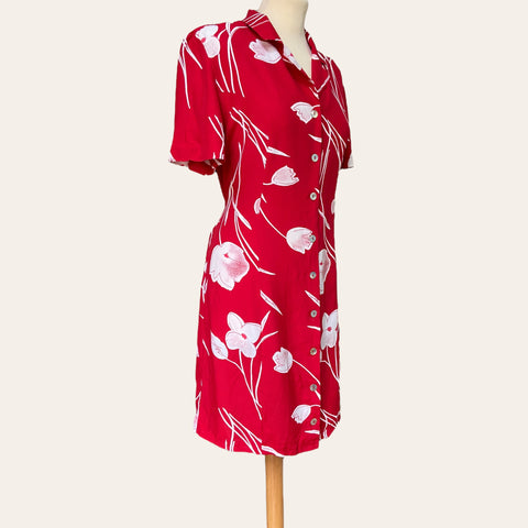 Robe chemise imprimé floral