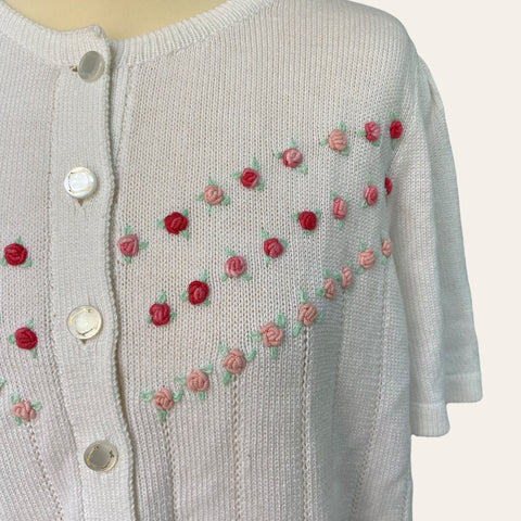 Embroidered cardigan