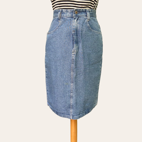 Jupe midi en jean