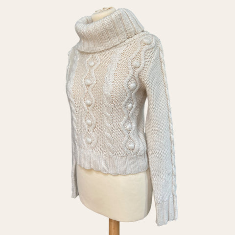 Mohair turtleneck sweater