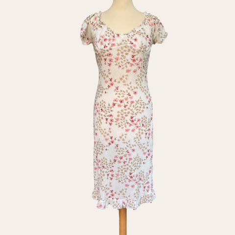 Robe midi imprimé floral