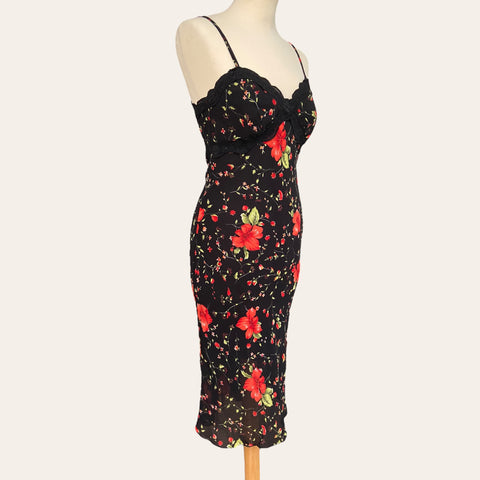 Robe nuisette imprimé floral