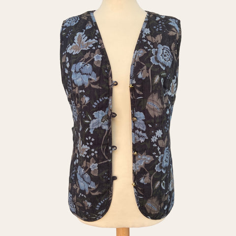 Gilet imprimé floral et son t-shirt