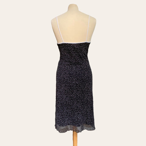 Robe midi à pois