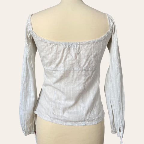 Blouse à laçage