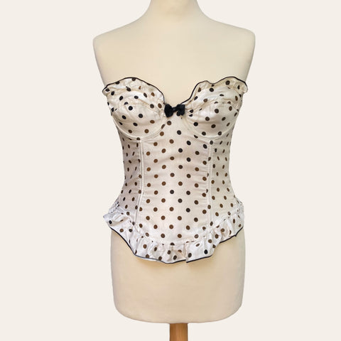 Bustier à pois