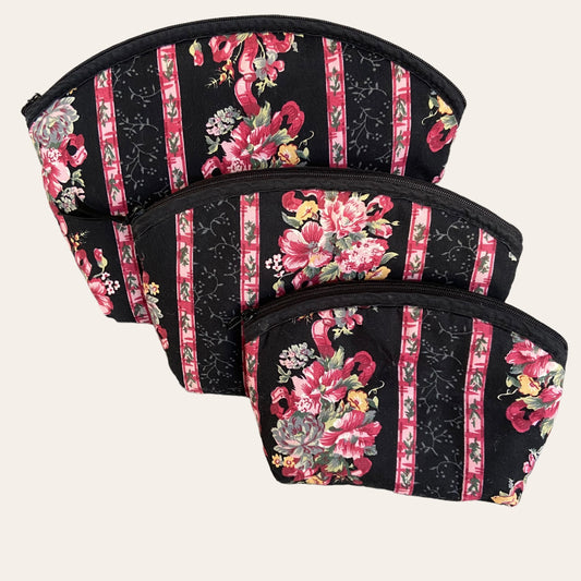 Floral print pencil case