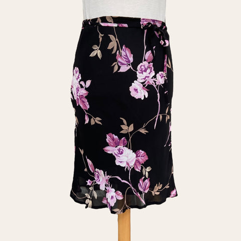 Jupe midi imprimé floral