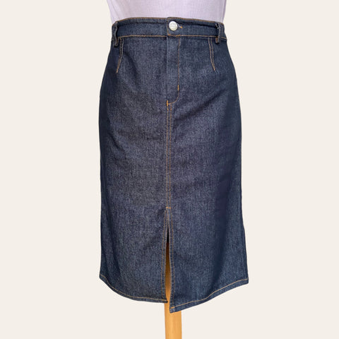 Jupe midi en denim