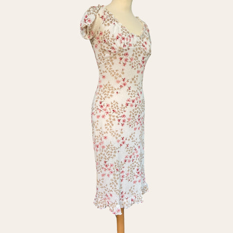 Robe midi imprimé floral