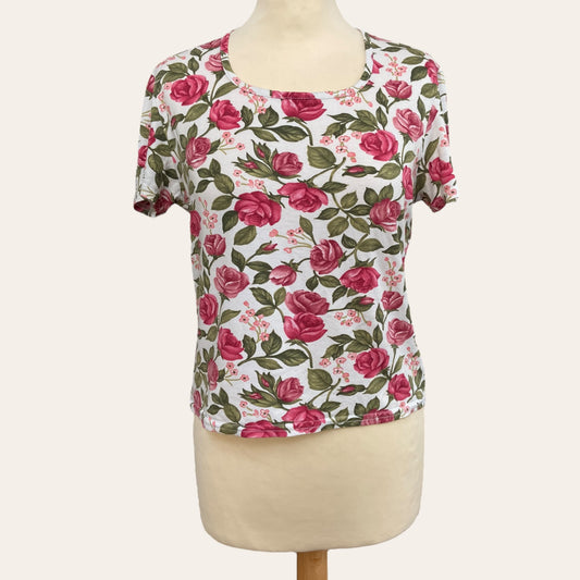 Floral print t-shirt