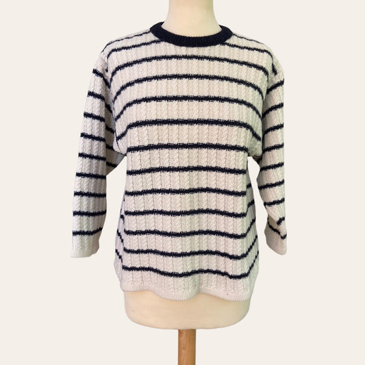 Pull marin en laine