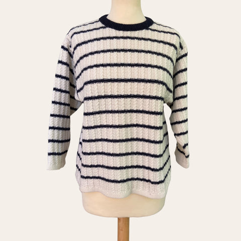 Pull marin en laine