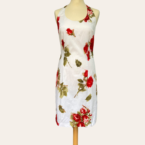 Robe dos nu imprimé floral