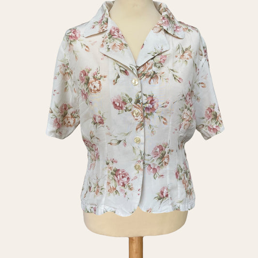 Floral print blouse