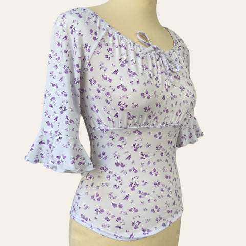 Blouse à volants