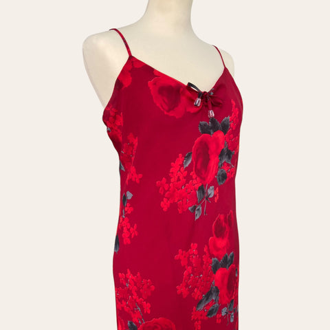 Robe mi-longue imprimé floral