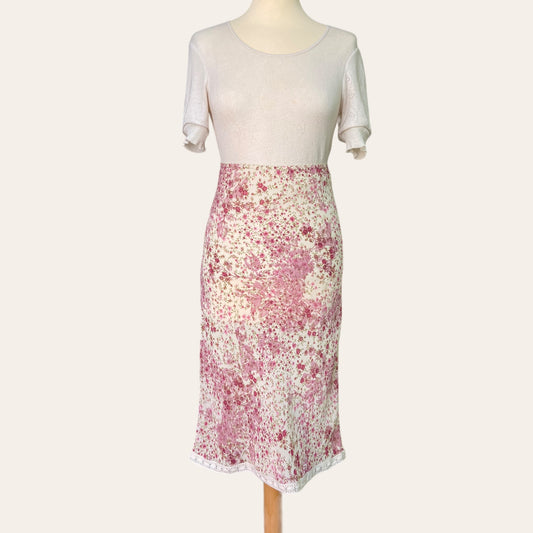 Jupe midi imprimé floral