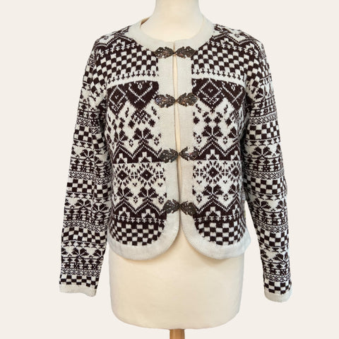 Cardigan norvégien en laine