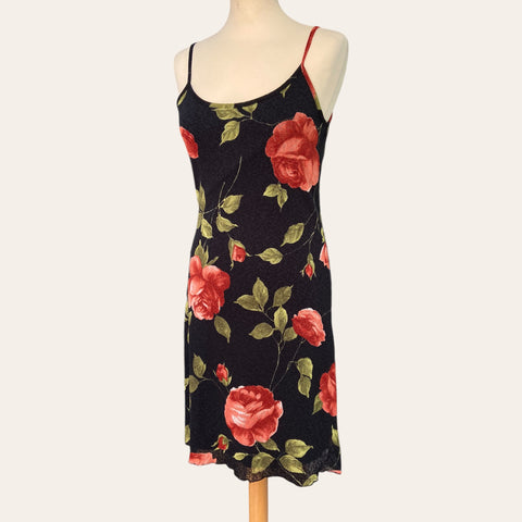 Floral print mini dress