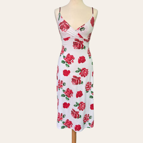 Robe dos nu imprimé floral