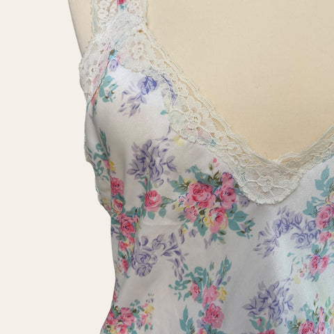 Robe nuisette imprimé floral